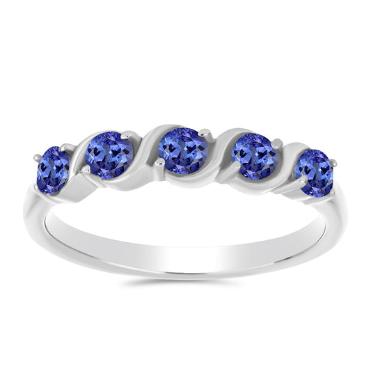 Anillo de Plata con Tanzanita AAA