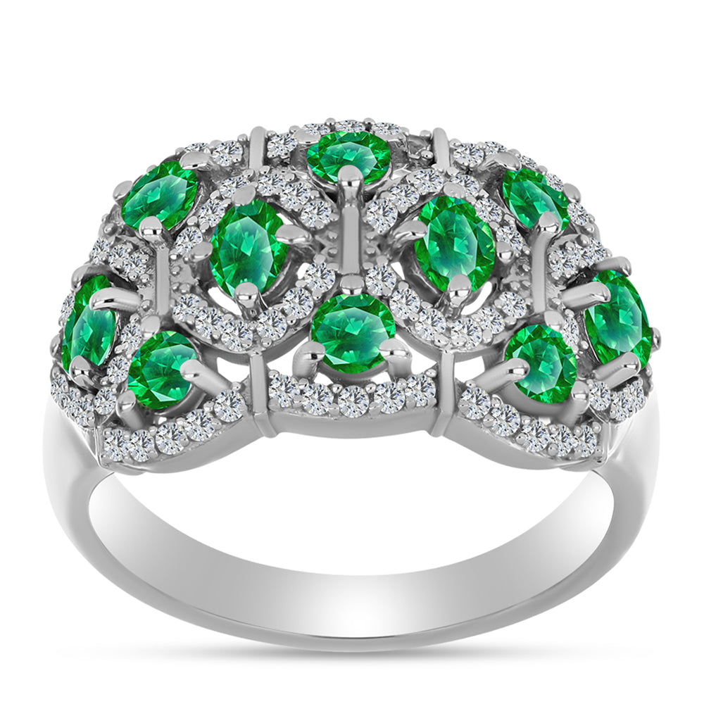 Anillo de Plata con Granate Kijani 3 