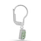 Pendientes de Plata con Amatista Verde