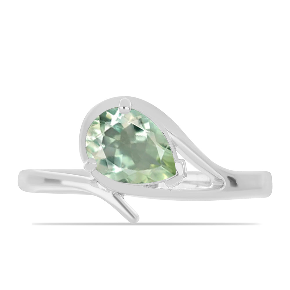 Anillo de Plata con Amatista Verde 1 