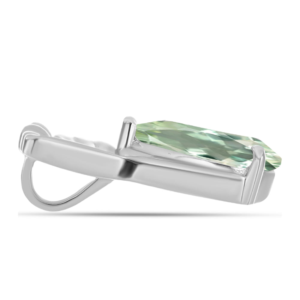 Colgante de Plata con Amatista Verde