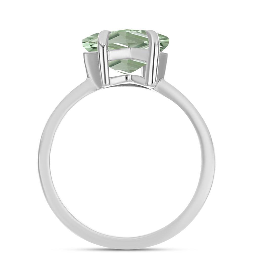 Anillo de Plata con Amatista Verde 2 