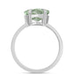 Anillo de Plata con Amatista Verde