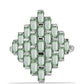 Anillo de Plata con Amatista Verde