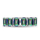Anillo de Plata con Cuarzo Místico Verde de Brasil