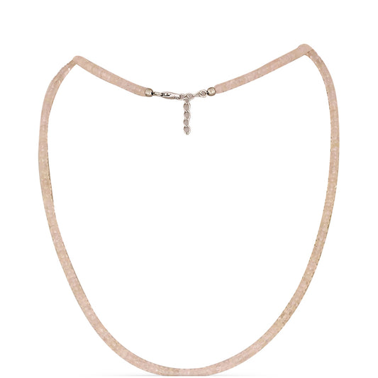 Collar de Plata con Morganita de Gozareh