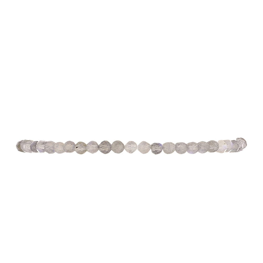 Pulsera de Plata Bañada en Oro con Labradorita 2 