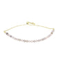 Pulsera de Plata Bañada en Oro con Labradorita