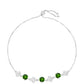 Pulsera de Plata con Diópsido de Cromo