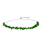 Pulsera de Plata con Diópsido de Cromo