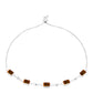 Pulsera de Plata con Citrino de Madeira y Topacio Blanco