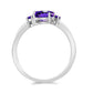 Anillo de Plata con Amatista de Marruecos