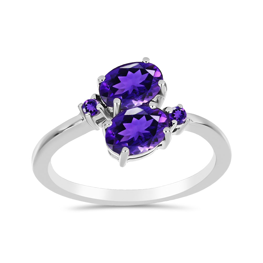 Anillo de Plata con Amatista de Marruecos 3 