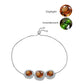 Pulsera de Plata con Zultanita de Anatolia certificado y cultivado en laboratorio y Topacio Blanco