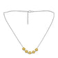 Collar de Plata con Citrino de Río del Oro