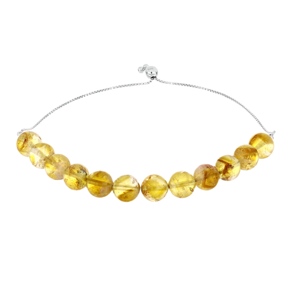 Pulsera de Plata con Citrino de Río del Oro 1 