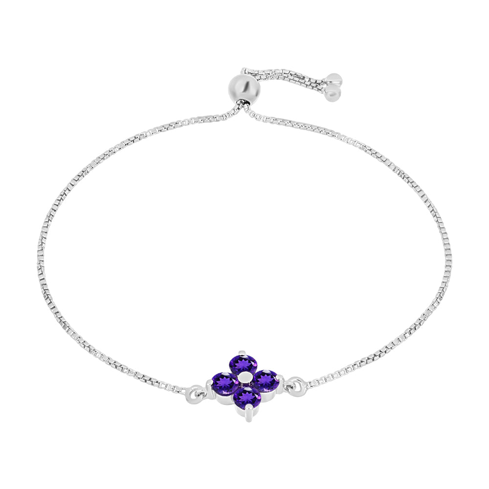 Pulsera de Plata con Amatista de Marruecos 1 