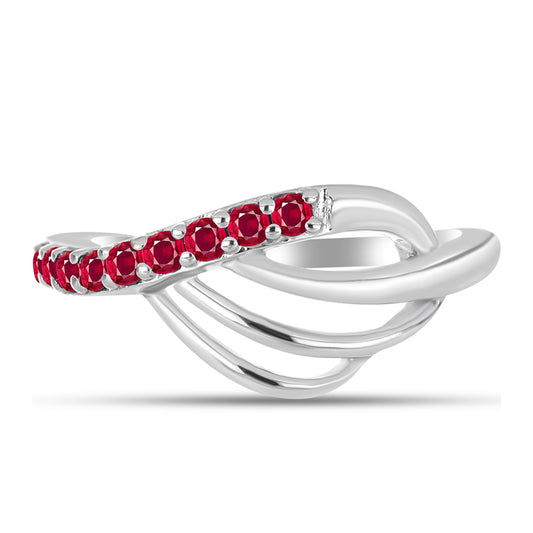 Anillo de Plata con Rubí de Madagascar
