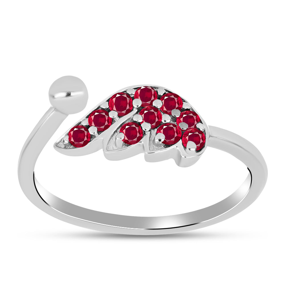 Anillo de Plata con Rubí de Madagascar 2 