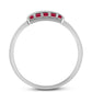 Anillo de Plata con Rubí de Madagascar