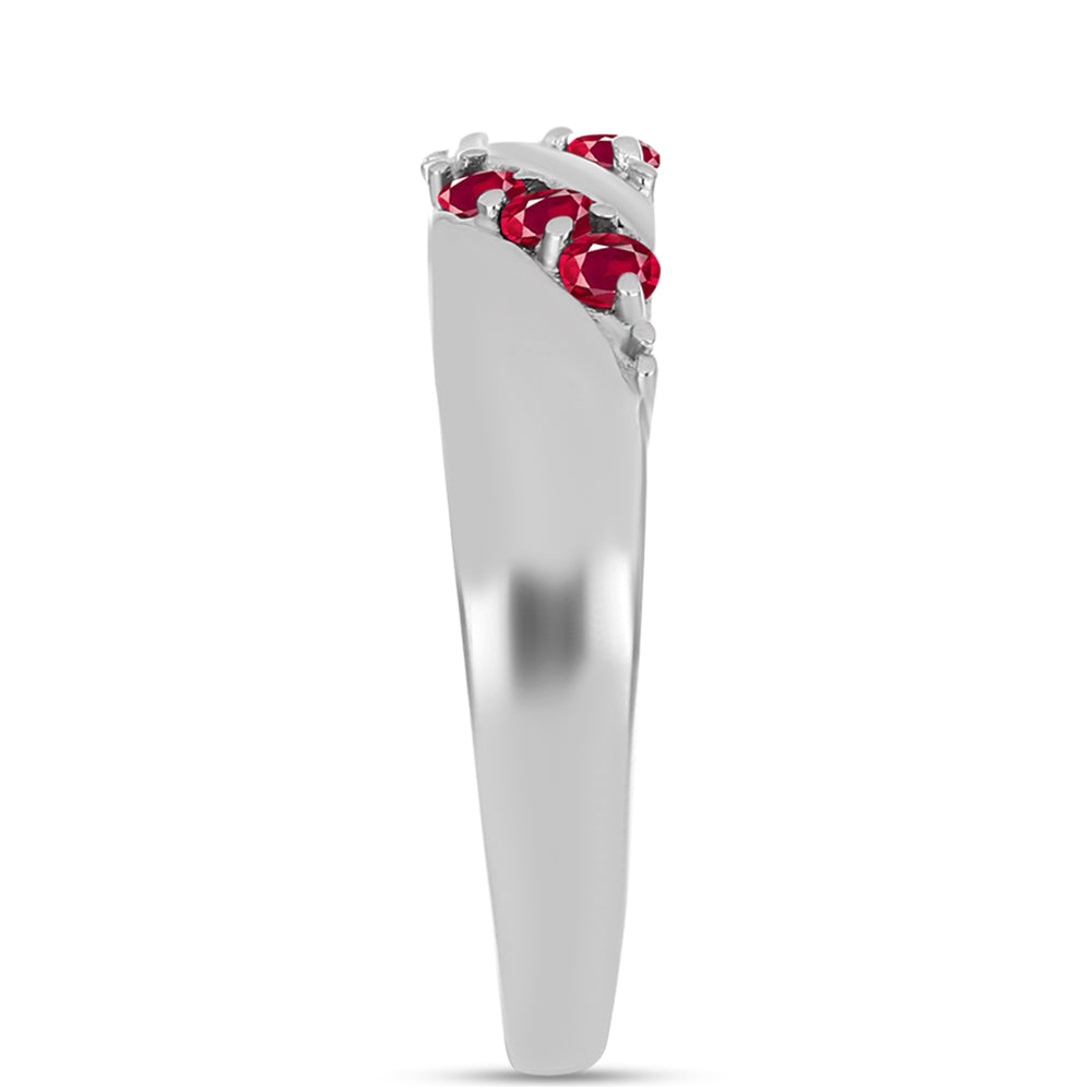 Anillo de Plata con Rubí de Madagascar 4 