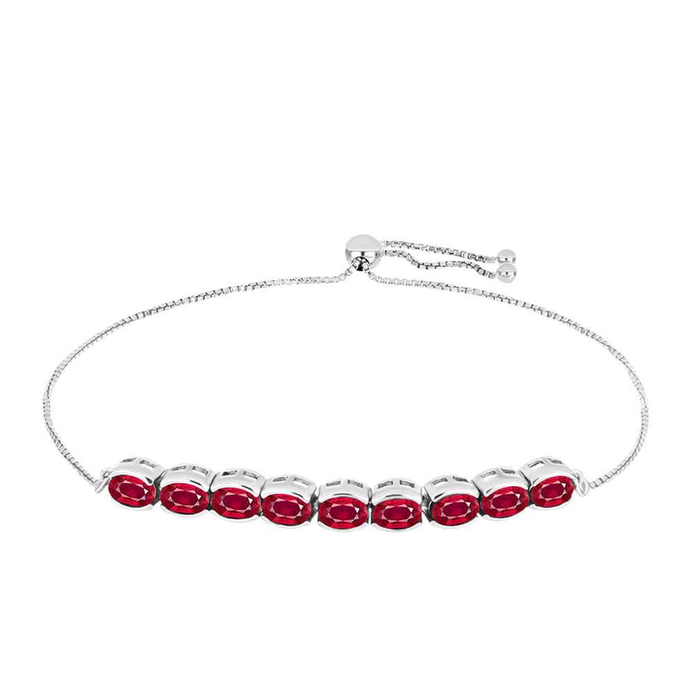 Pulsera de Plata con Rubí de Madagascar 1 