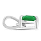 Colgante de Plata con Esmeralda de Zambia