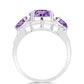 Anillo de Plata con Amatista Rosa de Francia