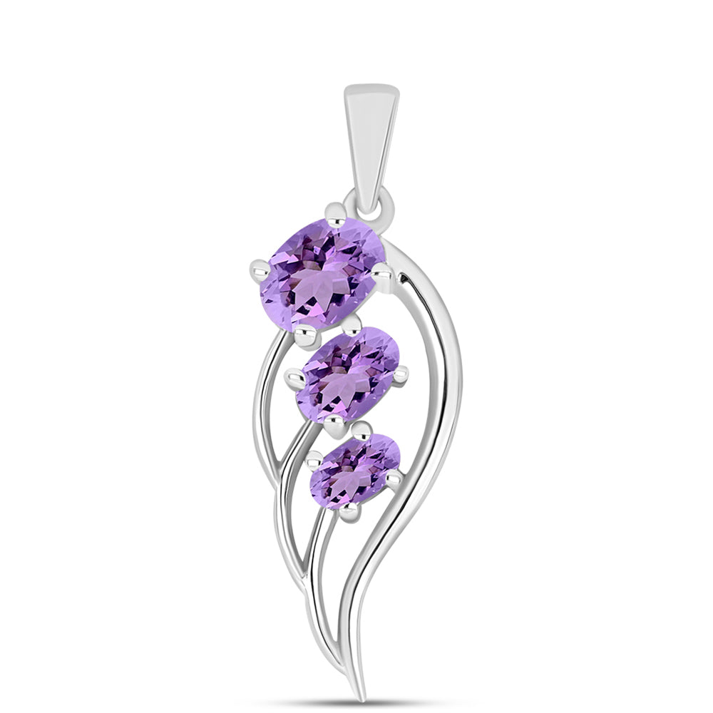 Colgante de Plata con Amatista Rosa de Francia 1 