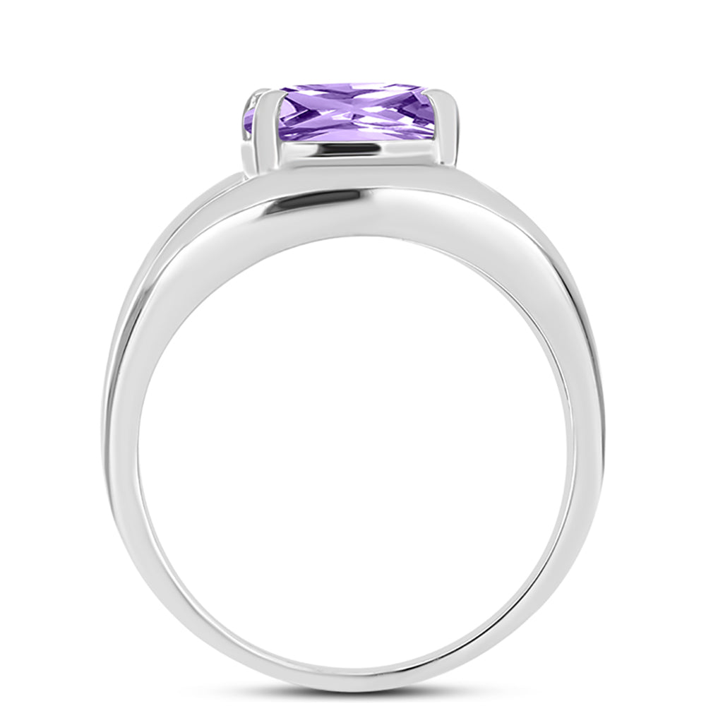 Anillo de Plata con Amatista Rosa de Francia 2 