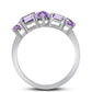 Anillo de Plata con Amatista Rosa de Francia