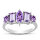 Anillo de Plata con Amatista Rosa de Francia
