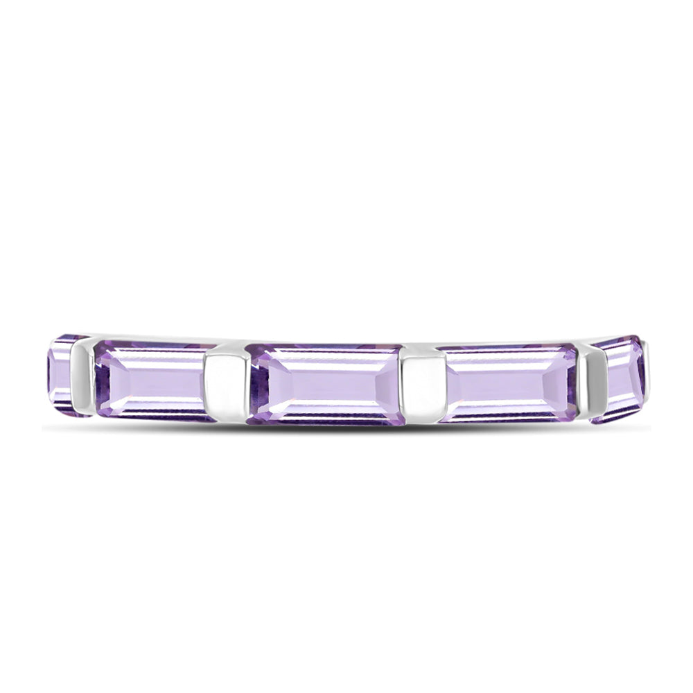 Anillo de Plata con Amatista Rosa de Francia