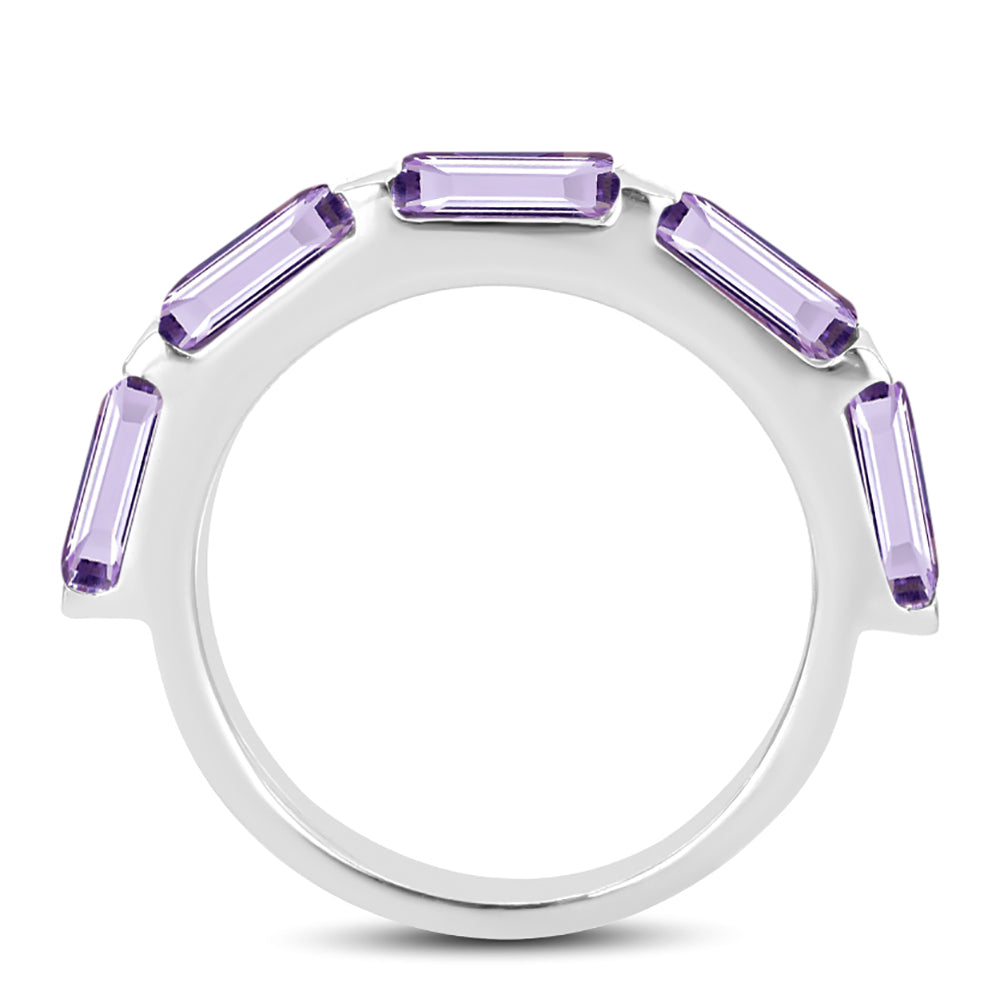 Anillo de Plata con Amatista Rosa de Francia 3 