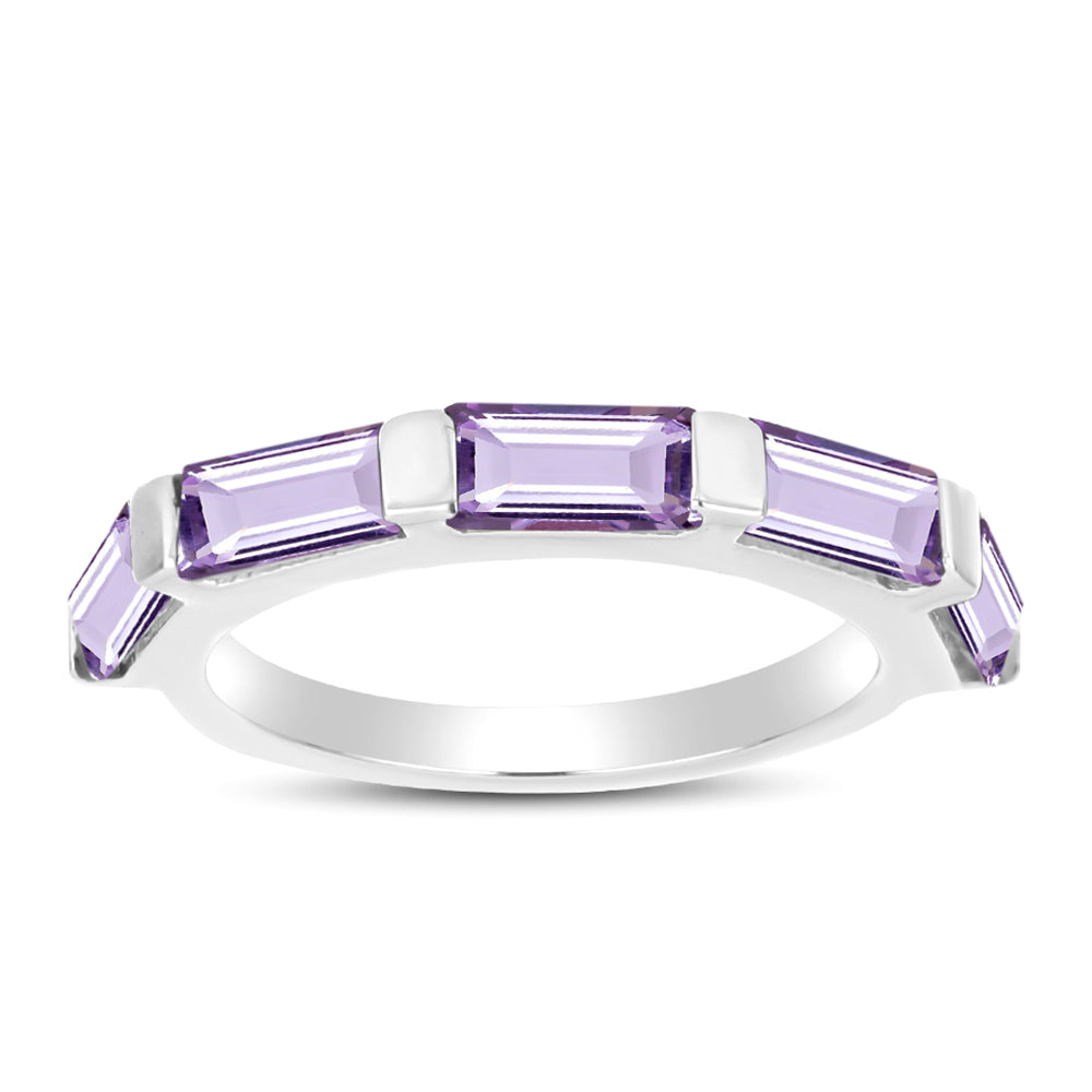 Anillo de Plata con Amatista Rosa de Francia 1 