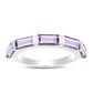 Anillo de Plata con Amatista Rosa de Francia