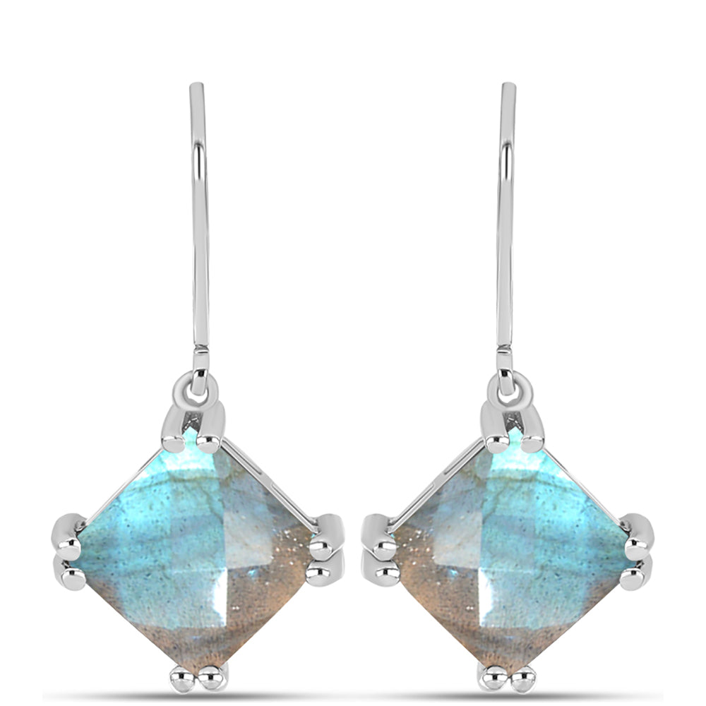 Pendientes de Plata con Labradorita