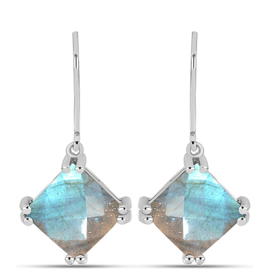 Pendientes de Plata con Labradorita