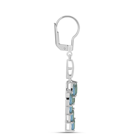 Pendientes de Plata con Labradorita