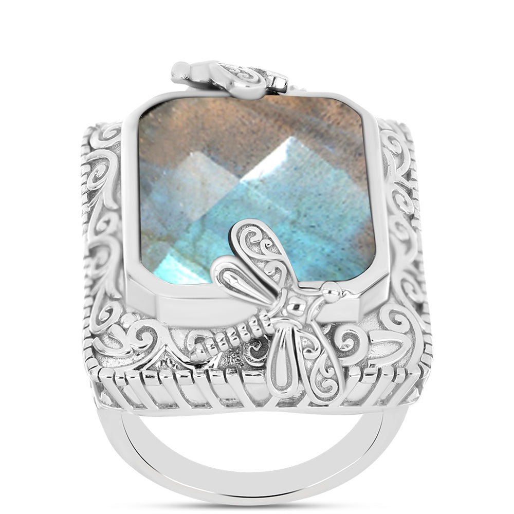 Anillo de Plata con Labradorita 3 