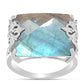 Anillo de Plata con Labradorita