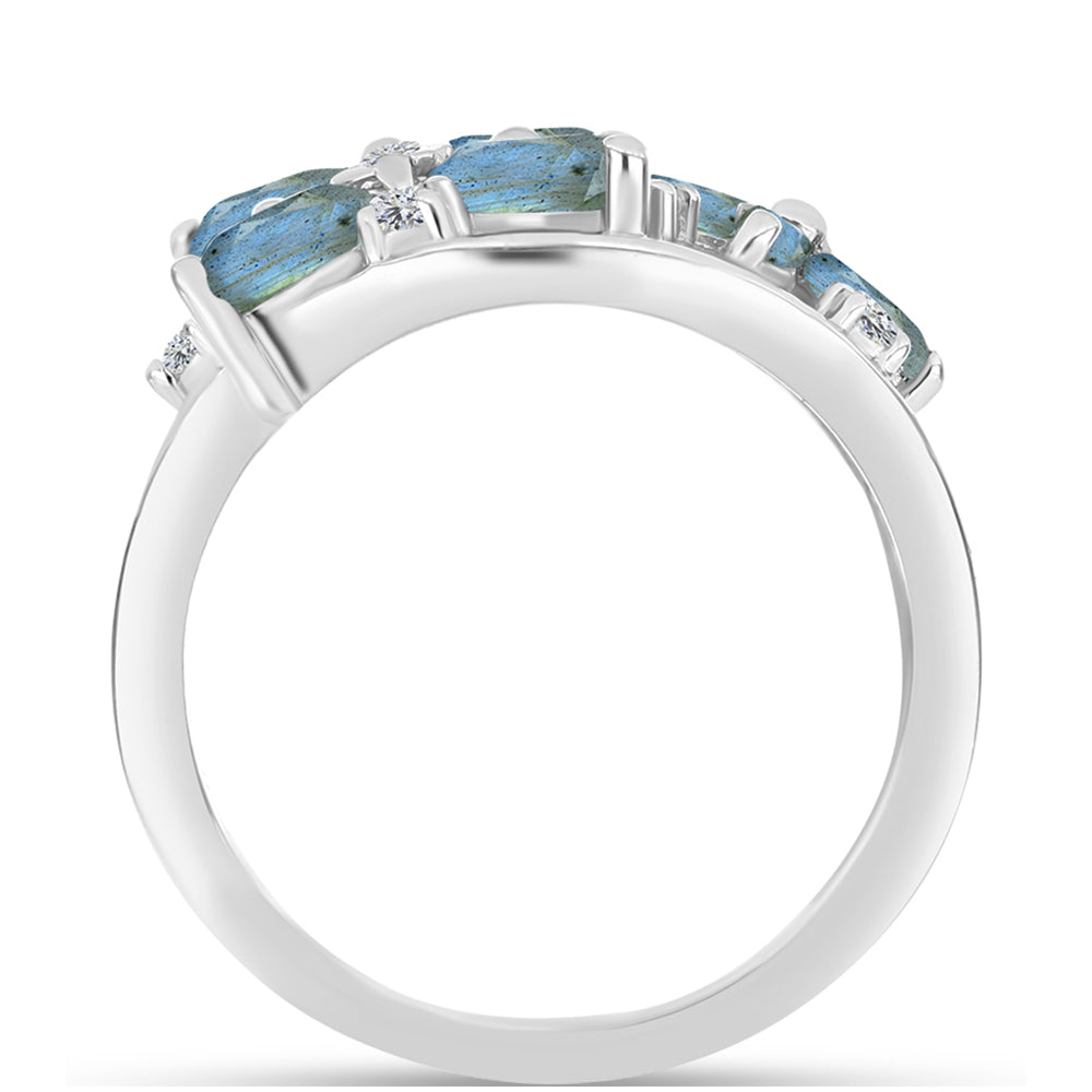 Anillo de Plata con Labradorita 2 