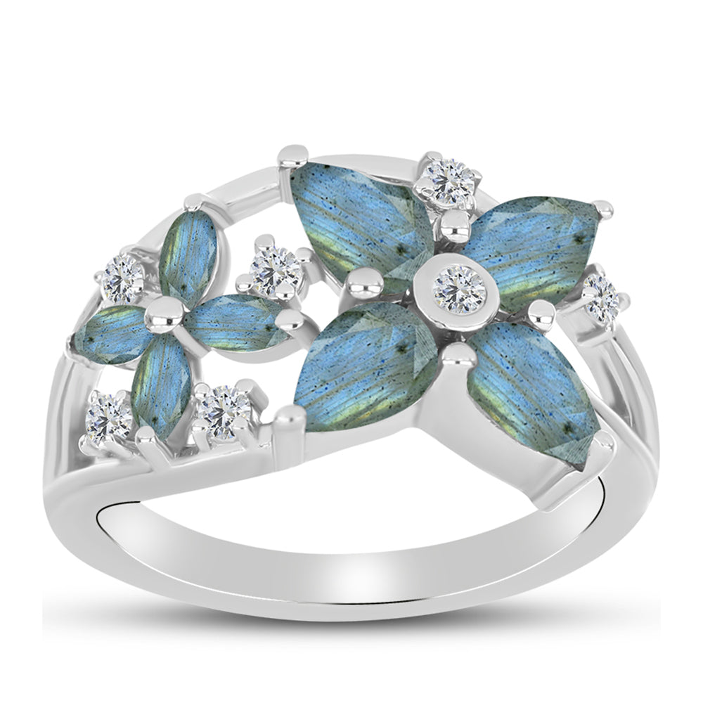 Anillo de Plata con Labradorita 3 