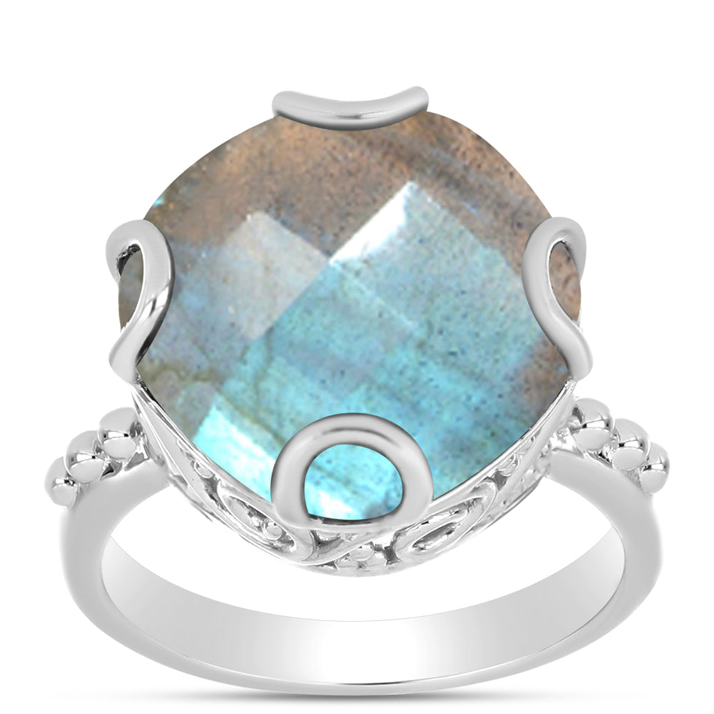 Anillo de Plata con Labradorita 3 