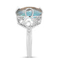 Anillo de Plata con Labradorita