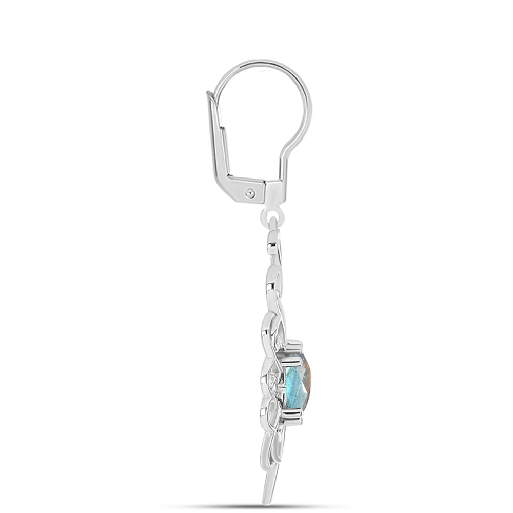 Pendientes de Plata con Labradorita 2 