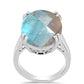 Anillo de Plata con Labradorita