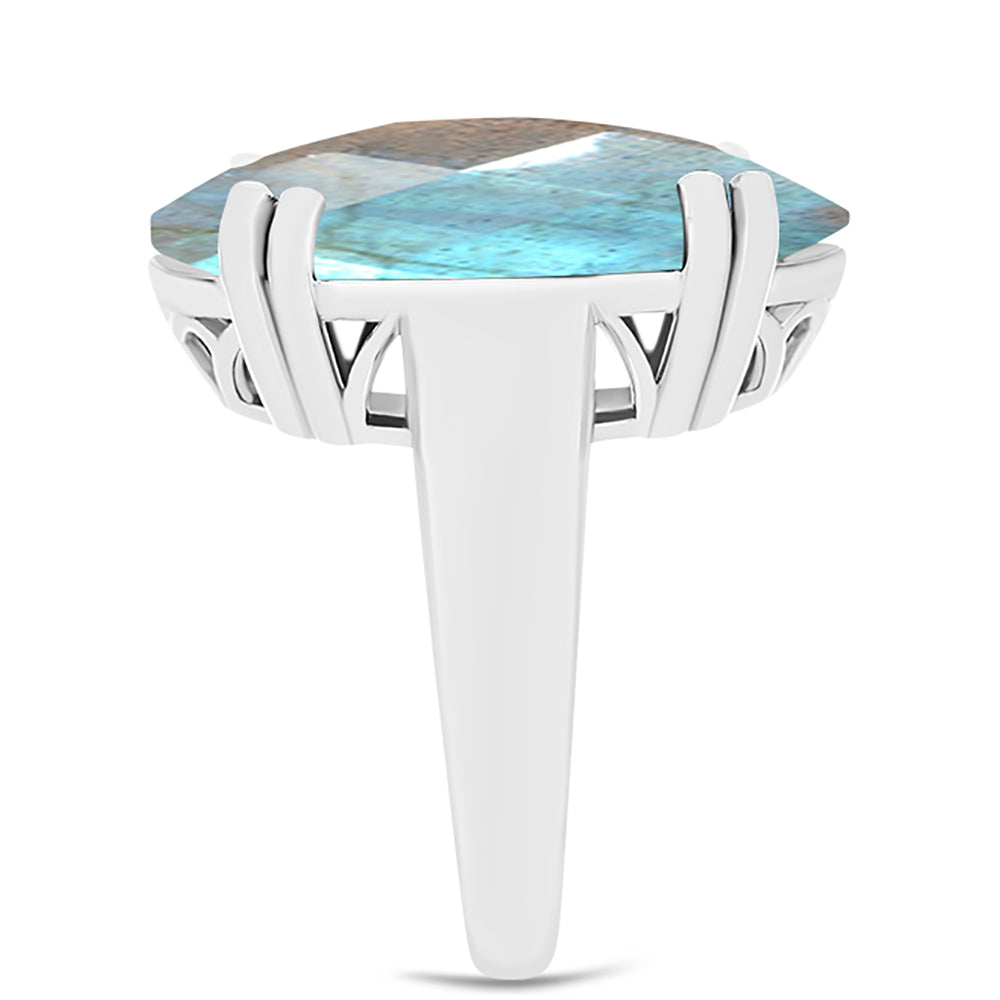 Anillo de Plata con Labradorita 4 