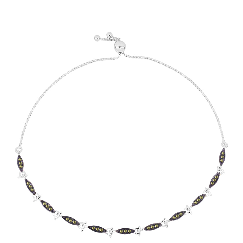 Pulsera de Plata con Marcasita de Austria