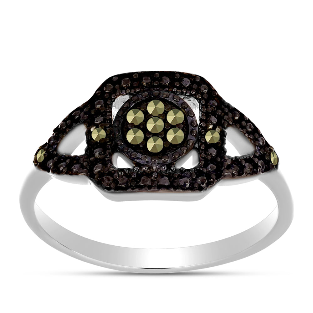 Anillo de Plata con Marcasita de Austria 3 